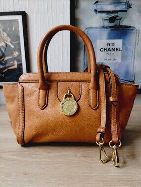 Vince Camuto Small Blake Genuine Leather Satchel Bag